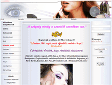 Tablet Screenshot of nikimakeup.centrumnet.hu
